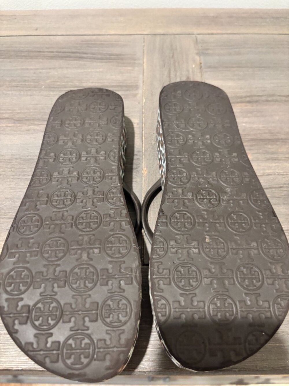 Brand New Tory Burch Thandie Leopard Wedge Sandal - Picture 6 of 6